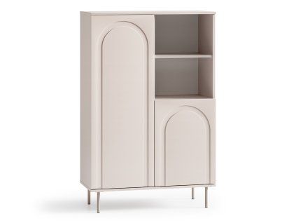 Elegantná kašmírová vysoká komoda Orvella
