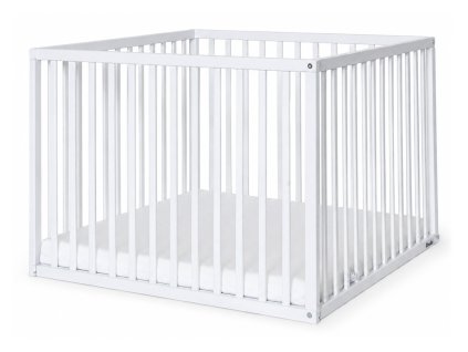 Biela ohrádka pre deti Playpen