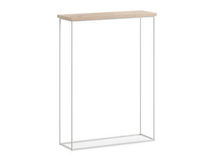 bielo-hnedý konzolový stolík Sili dub artisan