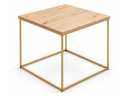 Konferenčný stolík Adina zlatá/dub artisan