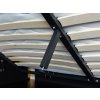 Sivá posteľ Marilla - detail nožičky roštu