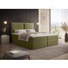 Čalúnená boxspring posteľ Seleno 160x200 - zelená