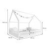 Rozmer montessori postele Pioli Duo New 140x200