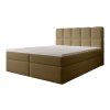Čalúnená boxspring posteľ Massimo 160x200 - hnedá