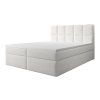 Čalúnená boxspring posteľ Massimo 160x200 - biela