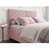 Vysoké čelo postele s prešívaním