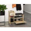 botník so zásuvkou a skrinkou a podsedákom do predsiene Caro - dub sonoma