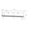 TV stolík 121x45x41 cm