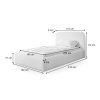 Rozmery postele 90x200 Maten