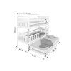 Rozmer postele Petra 5 90x200
