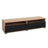 TV stolík Emar 150 - dub artisan/čierna