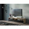 TV stolík Emar 150 - dub artisan/čierna
