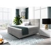 Boxspring manželská posteľ Leila - sivá