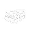 Otváranie boxspring postele DEAN.