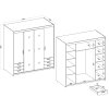 Rozmer skrine Elenas 4D 6S